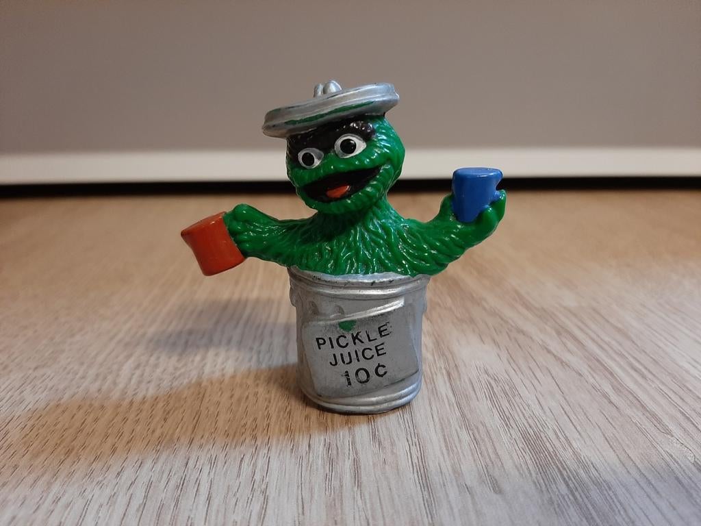 Sesamstraat Oscar poppetje pickle juice, Ophalen of Verzenden
