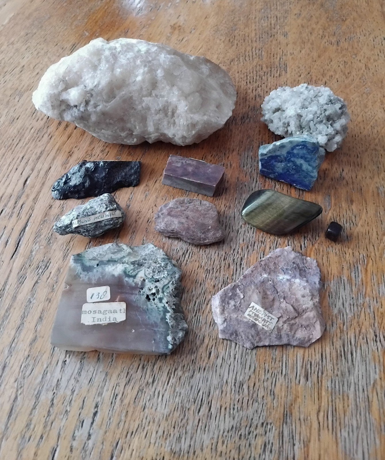 Diverse Mineralen en Edelstenen Collectie, Verzamelen, Mineralen en Fossielen, Ophalen of Verzenden, Mineraal