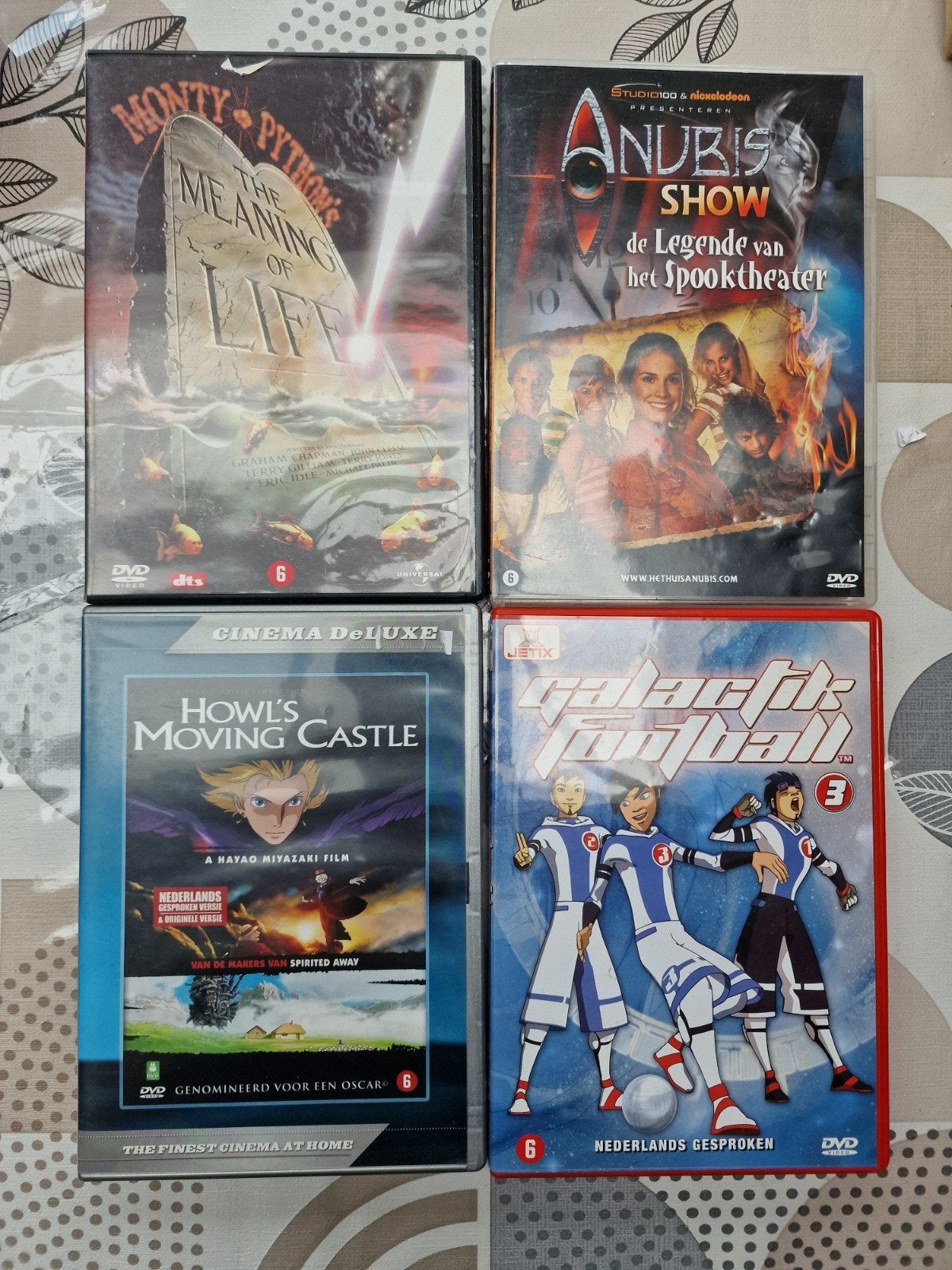 Dvd films anubis monty python jetix, Alle leeftijden, Ophalen of Verzenden, Zo goed als nieuw