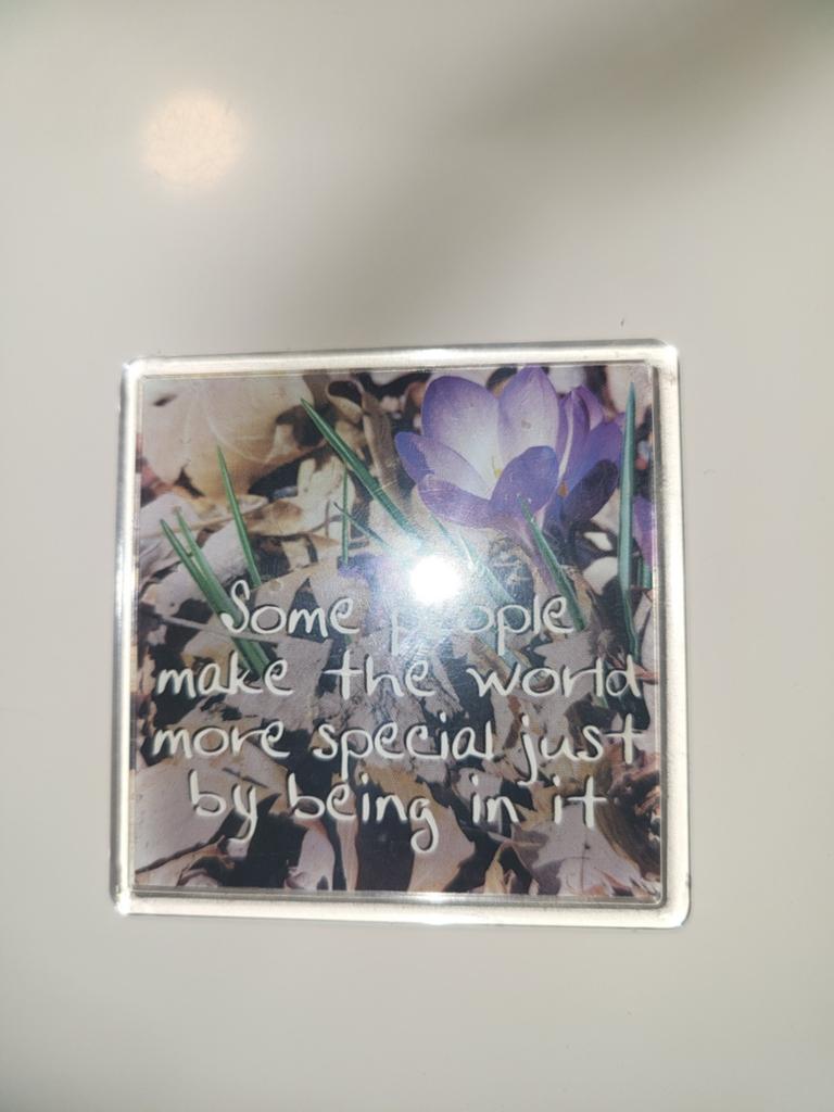 Magneet met Engelse tekst zgan, Ophalen, Zo goed als nieuw