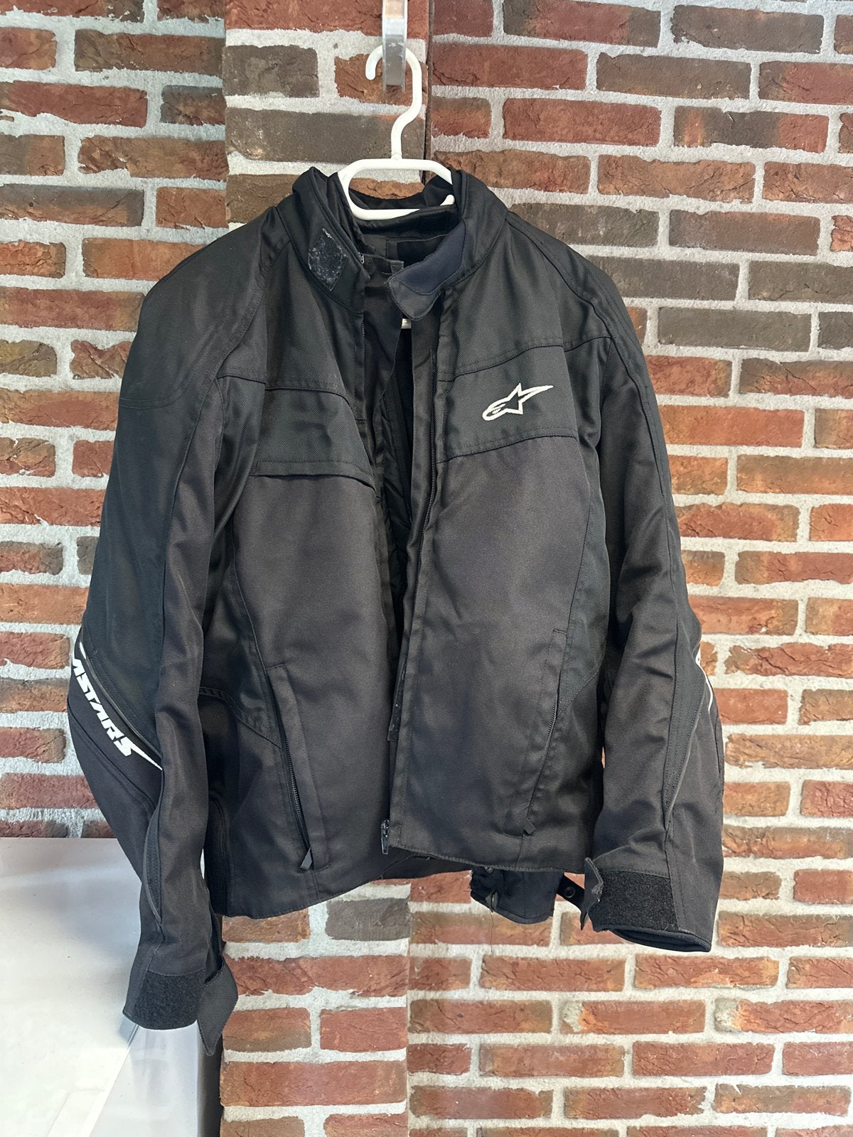 Alpinestars motorjas - Zwart textiel, Motoren, Ophalen, Tweedehands, Heren, Jas | textiel
