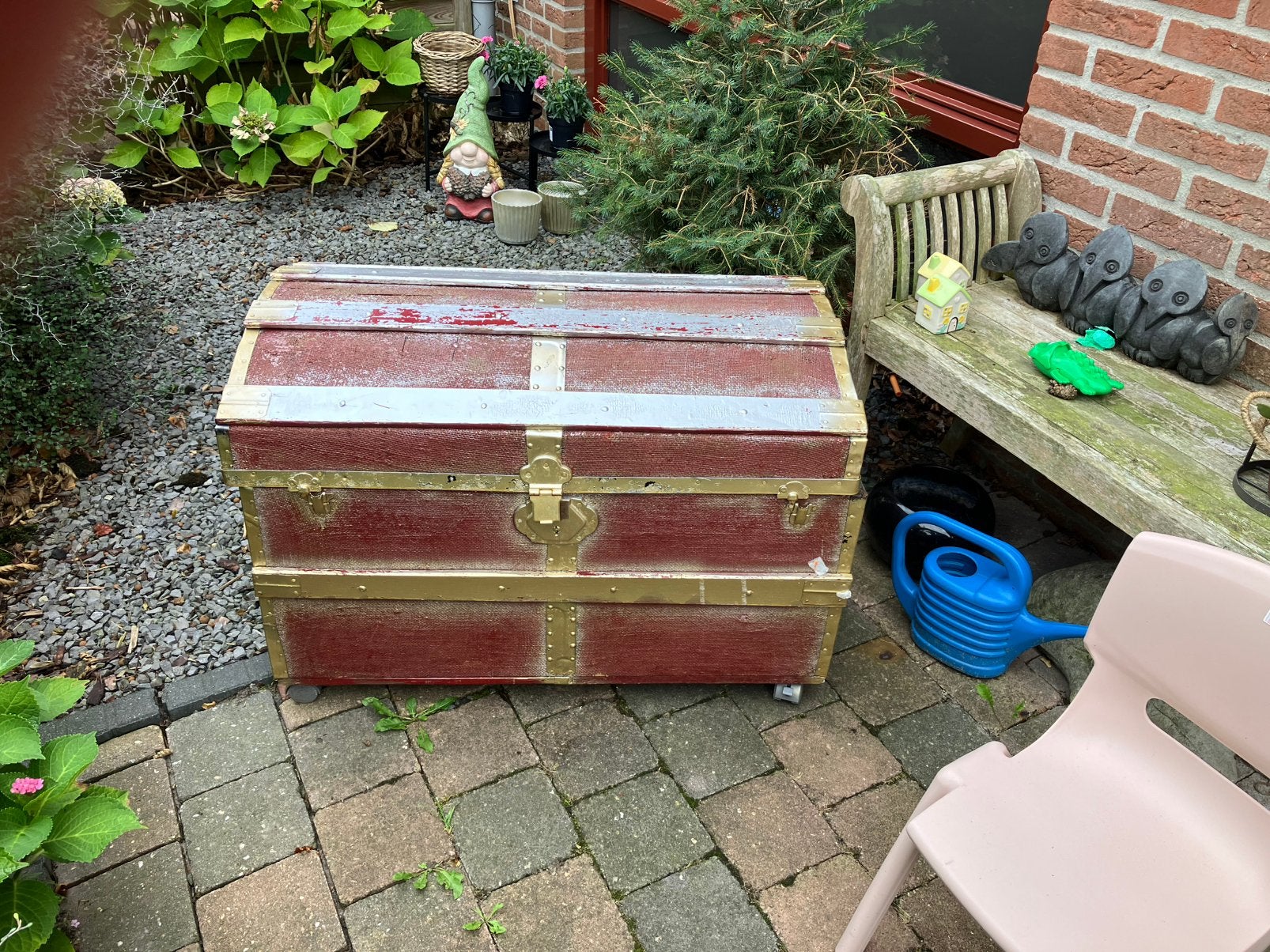 Schatkist te koop.  Leuk voor themafeest., Ophalen, Gebruikt, 50 tot 100 cm, Minder dan 50 cm