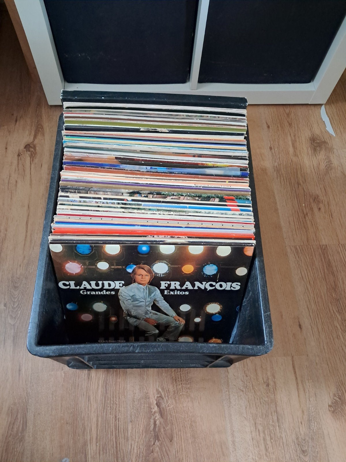 krat vol lp's, Ophalen, Gebruikt, Overige formaten