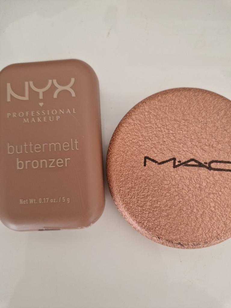 Mac Nyx bronzer, Sieraden, Tassen en Uiterlijk, Uiterlijk | Cosmetica en Make-up, Ophalen of Verzenden, Zo goed als nieuw, Bruin