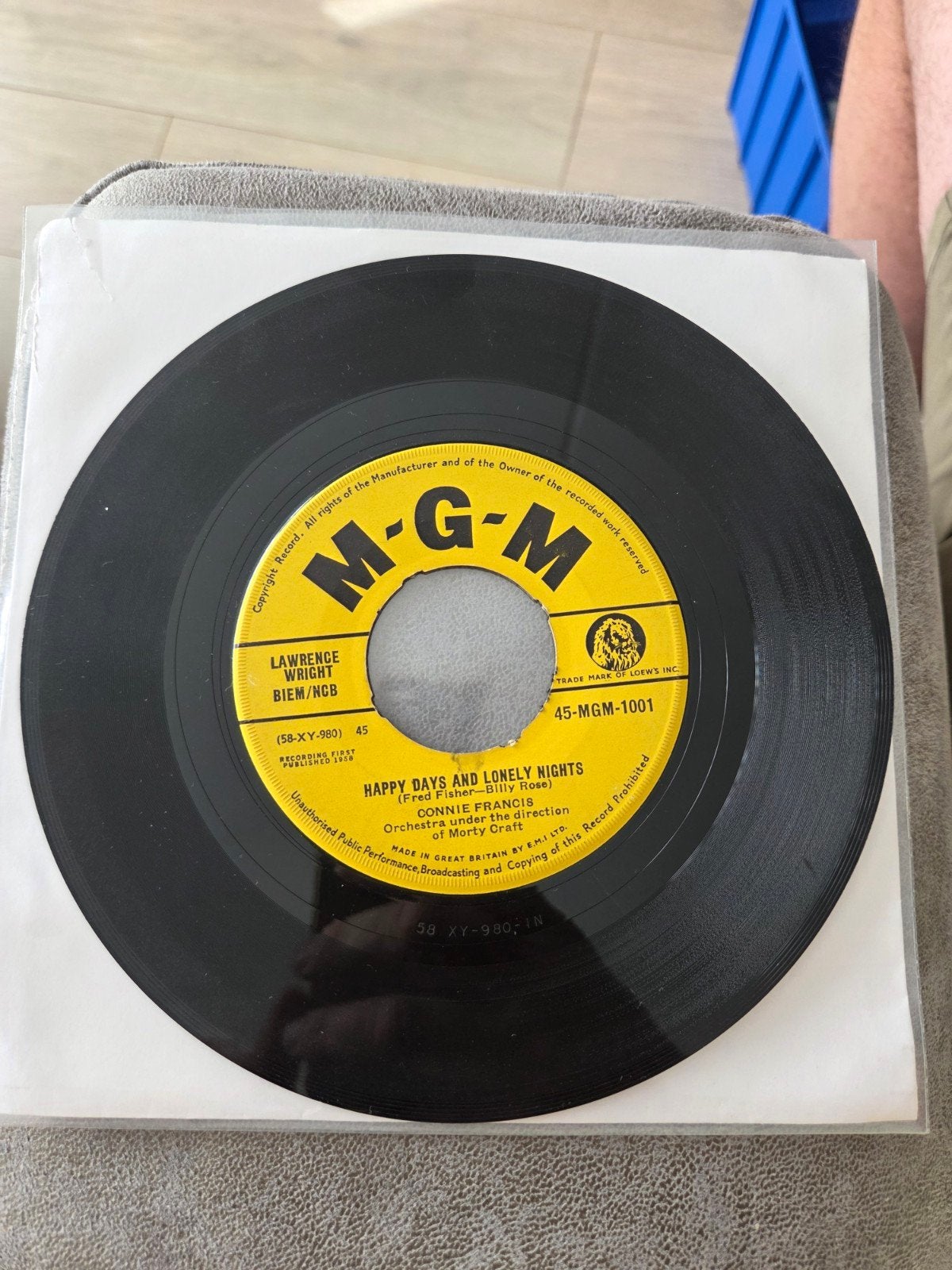 Connie Francis - Happy Days and Lonely Nights / My Happiness, Gebruikt, 7 inch, Ophalen of Verzenden, Pop