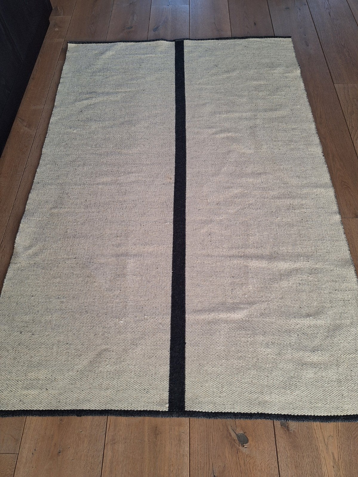 Mooi wollen vloerkleed, dubbelzijdig, v Karwei 130 x 200 cm, Huis en Inrichting, Stoffering | Tapijten en Kleden, Ophalen, Gebruikt