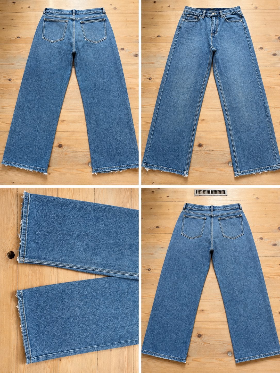 Flared jeans en spijkerbroek gaten., Kleding | Dames, Spijkerbroeken en Jeans, Ophalen of Verzenden, Gedragen, Blauw, W28 - W29 (confectie 36)
