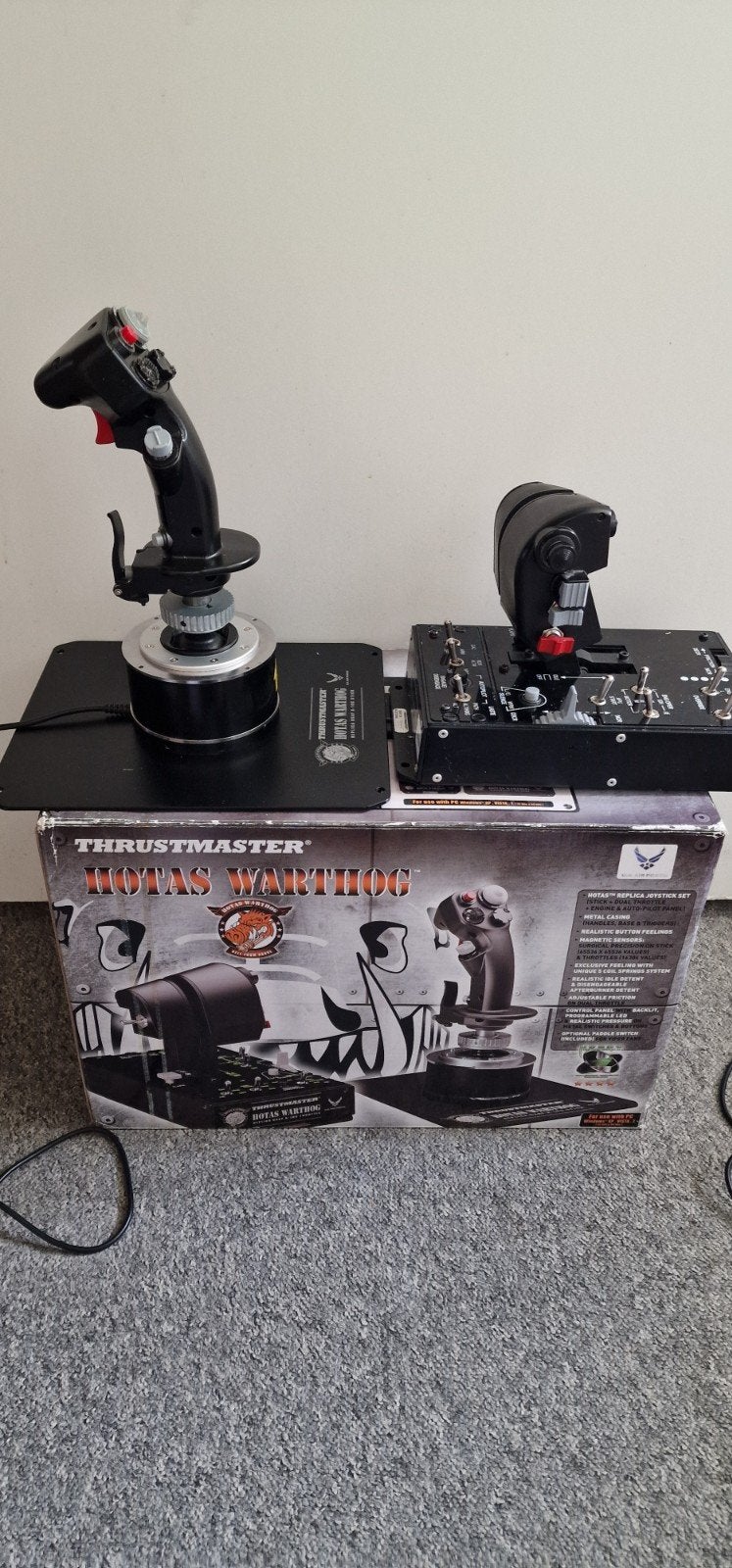 Thrustmaster HOTAS Warthog Flight Stick & Throttle, Ophalen of Verzenden, Gebruikt, Thrustmaster