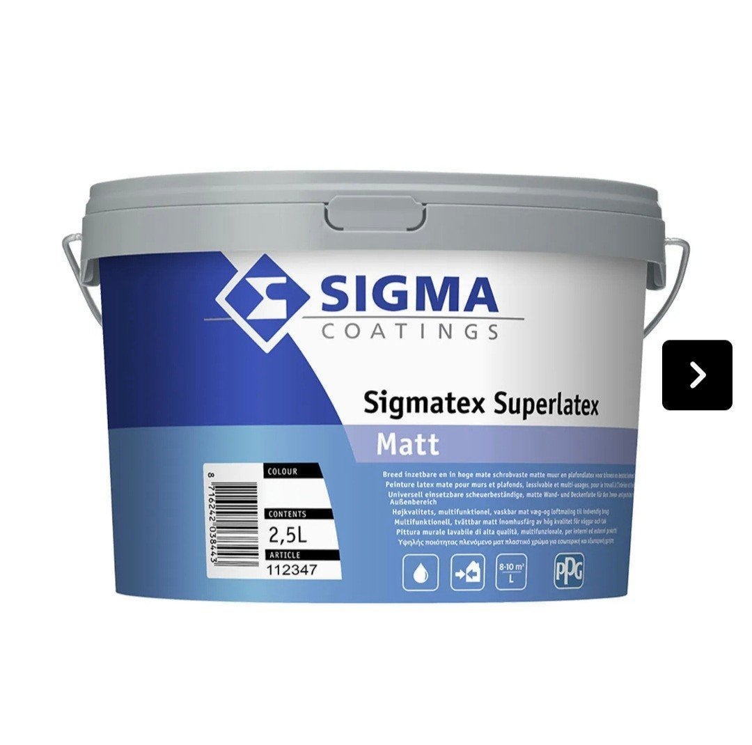 sigma muurverf white truffle ( 644 lab paint ), Ophalen, Beige
