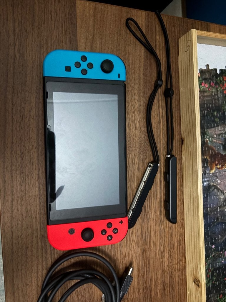 Nintendo switch v2, Spelcomputers en Games, Ophalen, Zo goed als nieuw, Met 2 controllers, Switch 2019 Upgrade