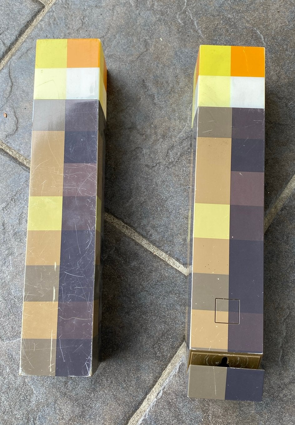 Minecraft lamp 2 stuks, Ophalen, Gebruikt