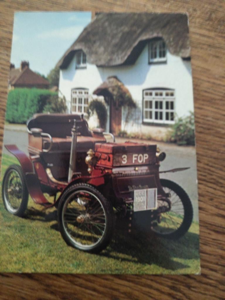 Oldtimer ansichtkaart - Di Dion Bouton 1901, Ophalen of Verzenden, Voor 1920, Ongelopen
