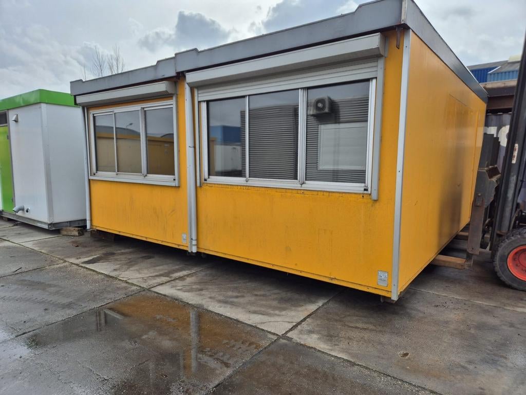 Kantoorunit / Schaftkeet 6x6 - Geïsoleerd & Voorzieningen, Ophalen of Verzenden
