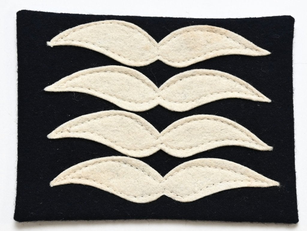 Luftwaffe Oberfeldwebel Rang Patch, Verzenden, Luchtmacht, Duitsland, Embleem of Badge