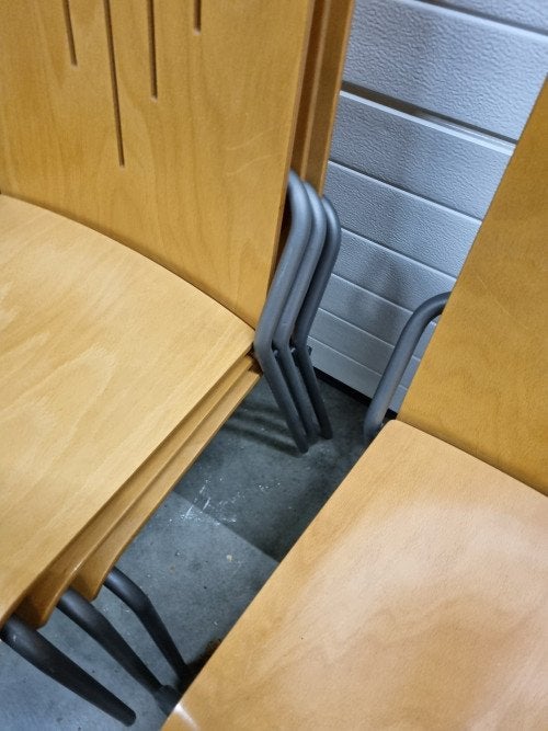 stoelen danerka deens vier stuks, Ophalen of Verzenden