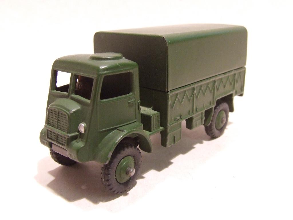 DINKY TOYS 623 3 tons army wagen in zeer goede staat., Ophalen of Verzenden, Gebruikt, Bus of Vrachtwagen, Dinky Toys