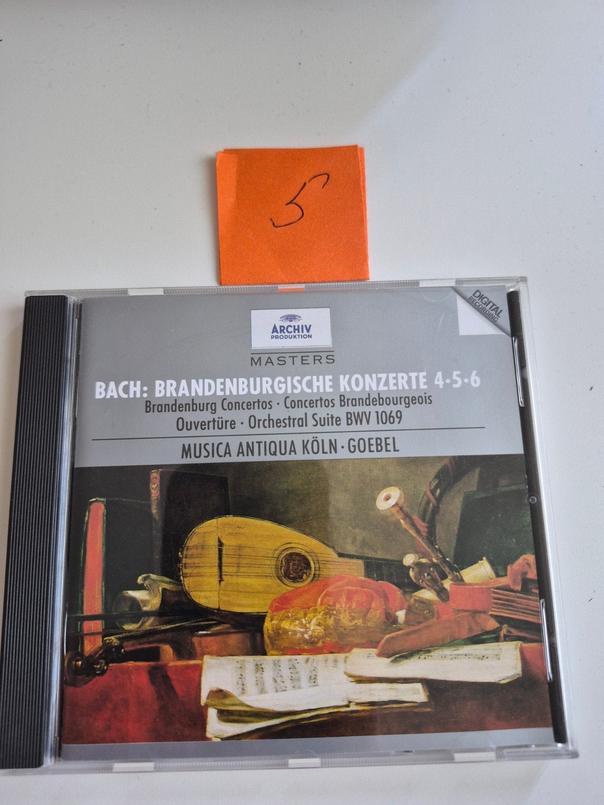 Bach: Brandenburgische Konzerte 4-5-6 - Musica Antiqua Köln, Gebruikt, Ophalen of Verzenden, Orkest of Ballet, Inclusief doosje