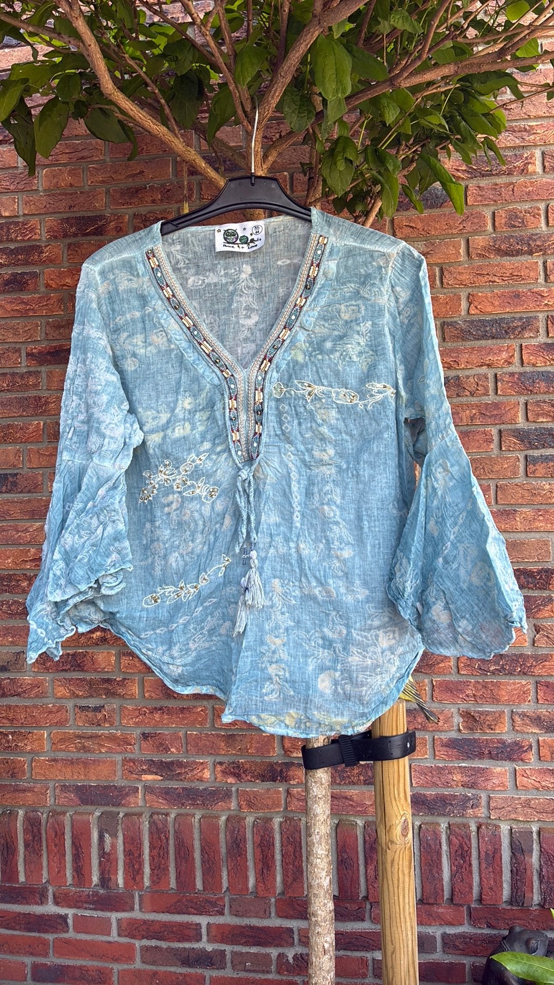 Leuk shirt met kraaltjes xl, Ophalen of Verzenden, Zo goed als nieuw, Maat 46/48 (XL) of groter