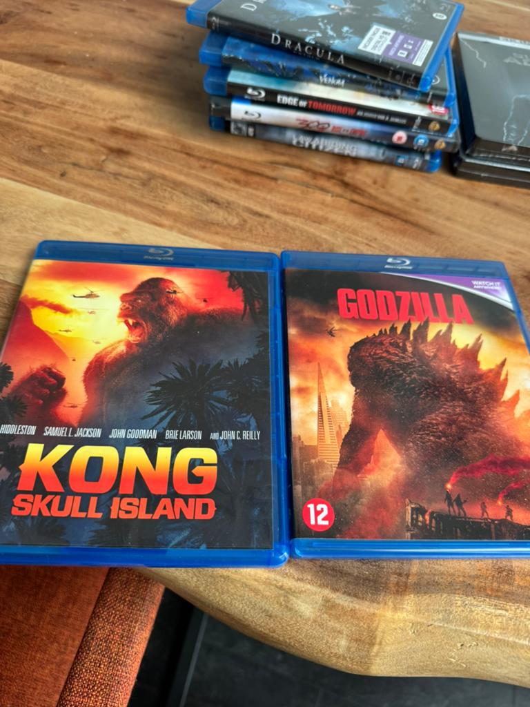 Godzilla en Kong blu ray DC Nederlands, Ophalen of Verzenden, Zo goed als nieuw