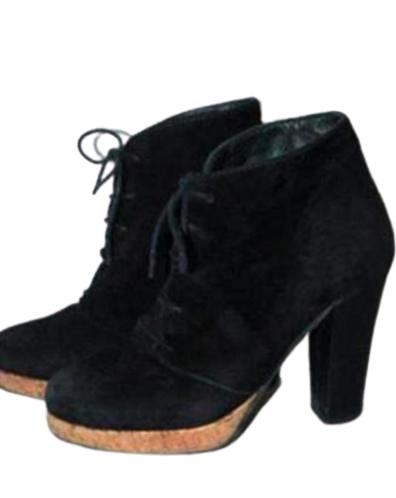 Nieuwe suède Samsøe Samsøe boots, hakken, Mt. 38, Kleding | Dames, Schoenen, Verzenden, Zwart, Lage of Enkellaarzen, Nieuw