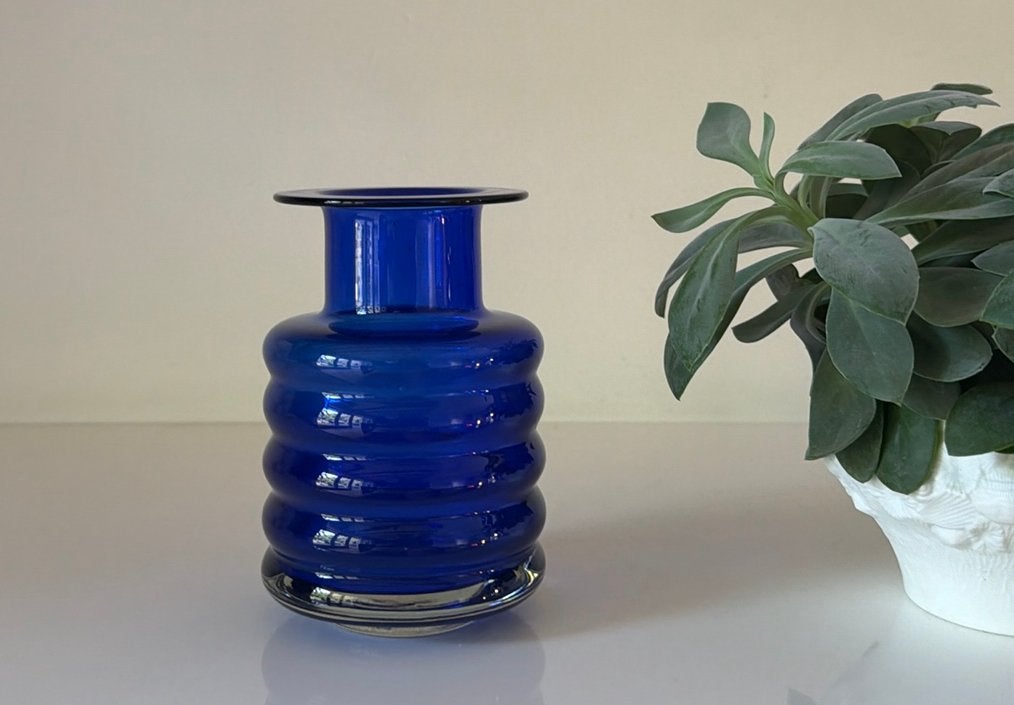 Harzkristall Marita Voigt vaas, Ophalen of Verzenden, Handgemaakt, Glas