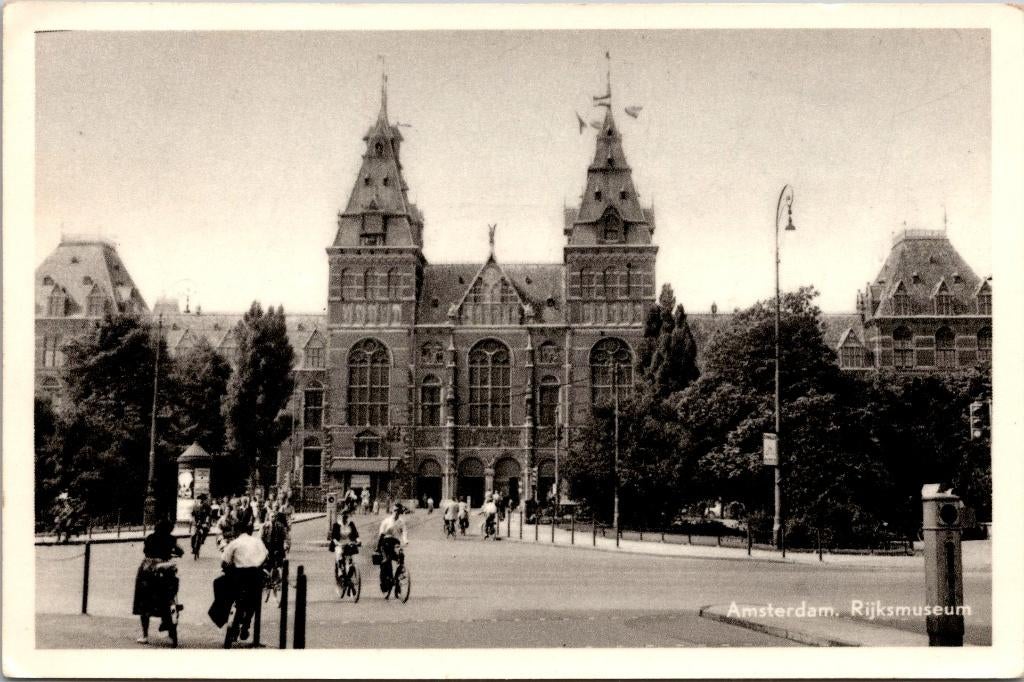 Amsterdam Rijksmuseum - 12 ansichtkaarten, Verzenden, 1960 tot 1980, Gelopen, Noord-Holland