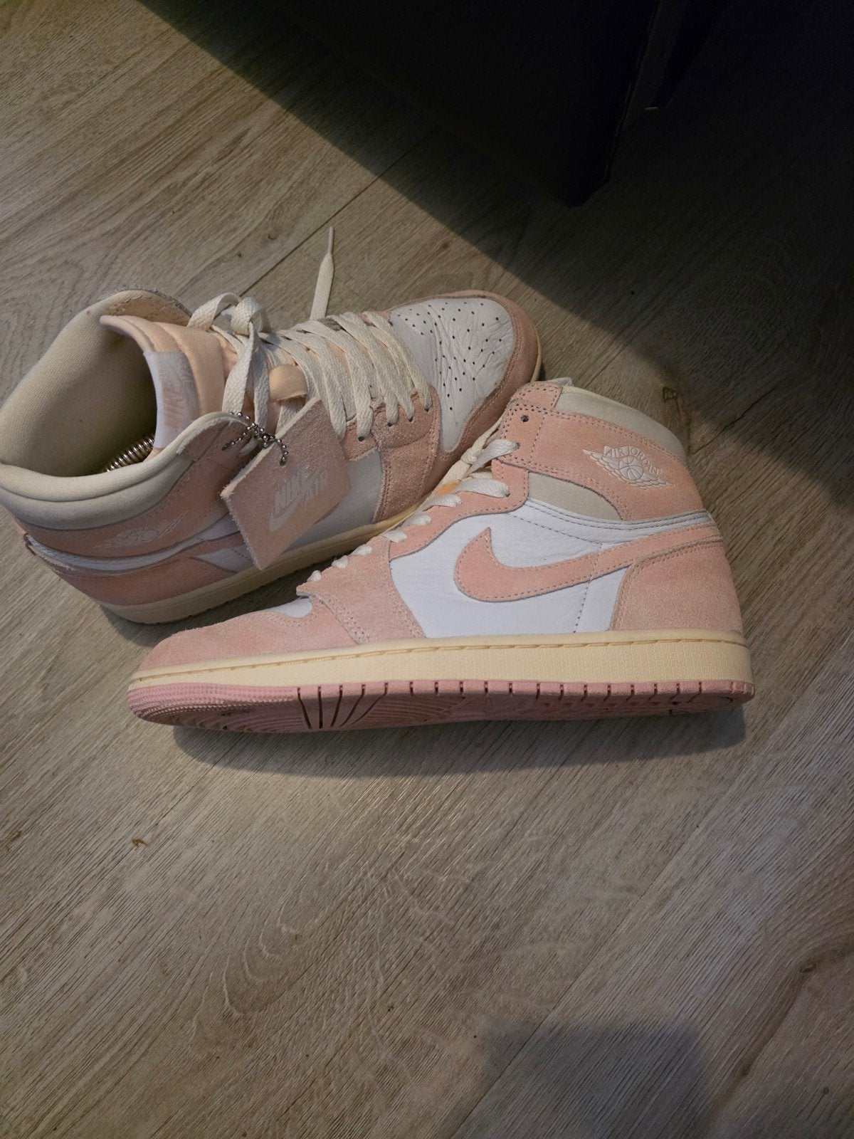 nike jordan 1 washed pink Size 41, Kleding | Heren, Schoenen, Ophalen, Zo goed als nieuw, Overige kleuren