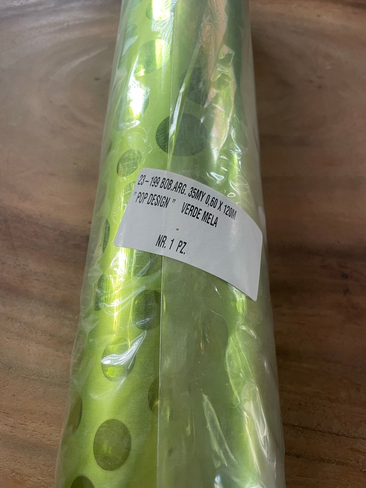Grote rol cadeaupapier / folie groen nieuw, Diversen, Ophalen of Verzenden, Nieuw