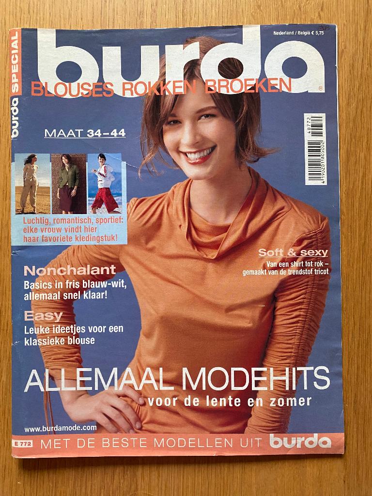 Burda speciaal, Hobby en Vrije tijd, Kledingpatronen, Overige typen, Vrouw, Zo goed als nieuw, Burda