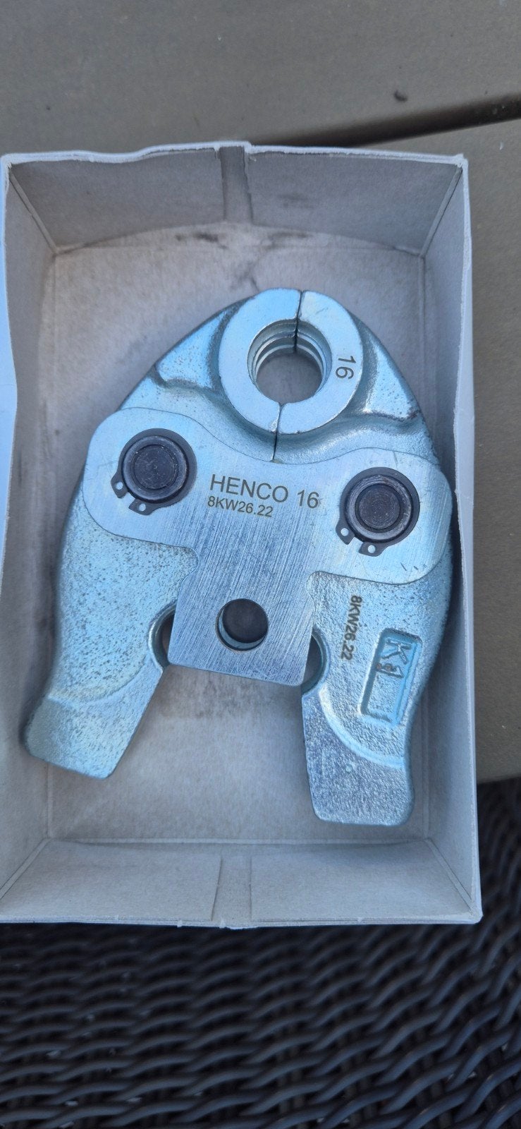 Henco 16mm persbek voor persmachine - NIEUW, Ophalen, Nieuw, Overige typen, Overige merken