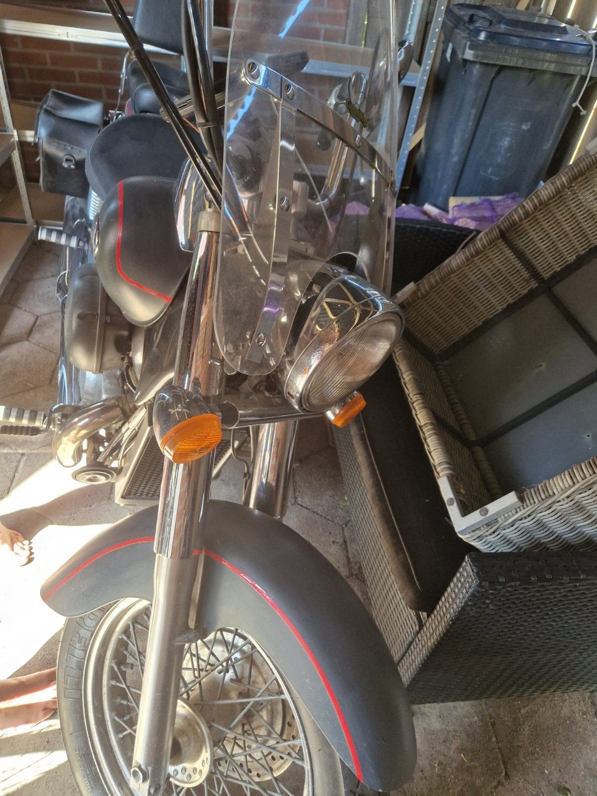 Honda Shadow 750 uit 1999, 750 cc, 2 cilinders, Chopper, 12 t/m 35 kW