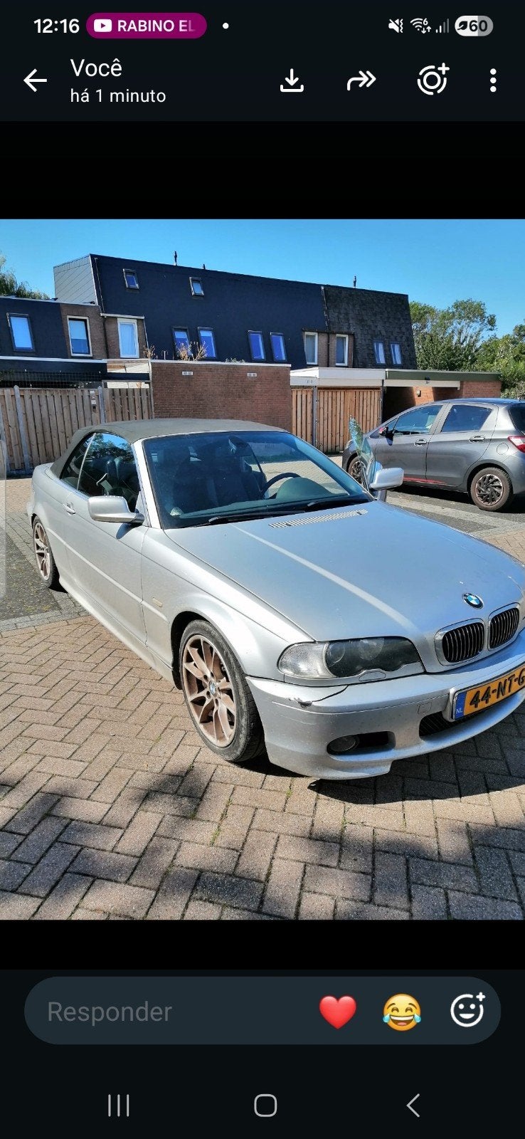 BMW 3-Serie 3.0 171KW 2002 Grijs, Auto's, BMW, Cabriolet, 4 stoelen, 1560 kg, Handgeschakeld