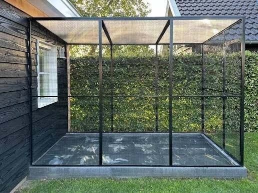 Gezocht: aluminium volière, Dieren en Toebehoren, Ophalen, Aluminium, Volière