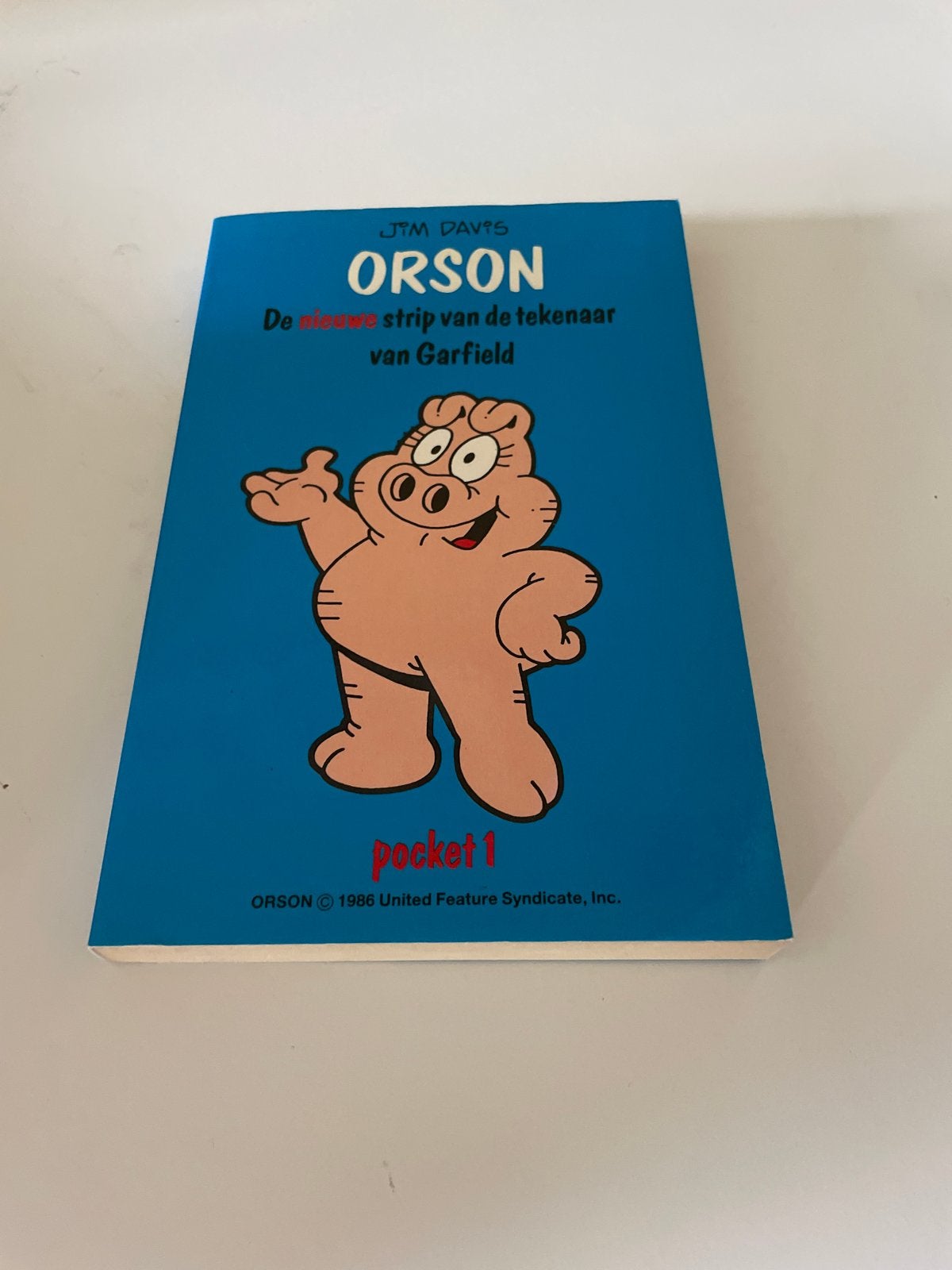 Orson Pocket 1 - J.M. Davis - De tekenaar van Garfield, Eén stripboek, Ophalen of Verzenden, Gelezen