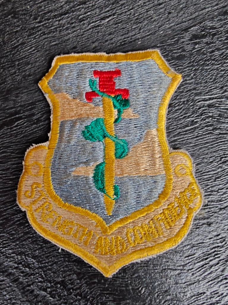 Patch 380th Bombardment Wing van de United States Air Force., Ophalen of Verzenden, Luchtmacht, Amerika, Embleem of Badge