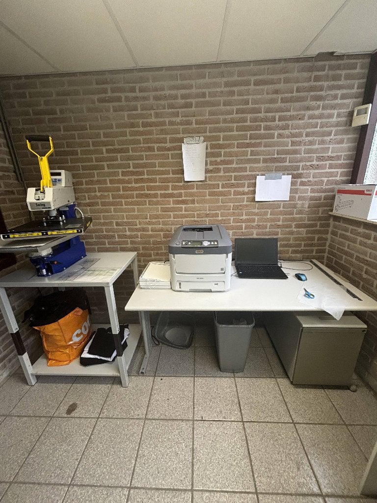 Kleding druk bedrijf, Drukpers, printer, website, kleding, Ophalen, Nieuw