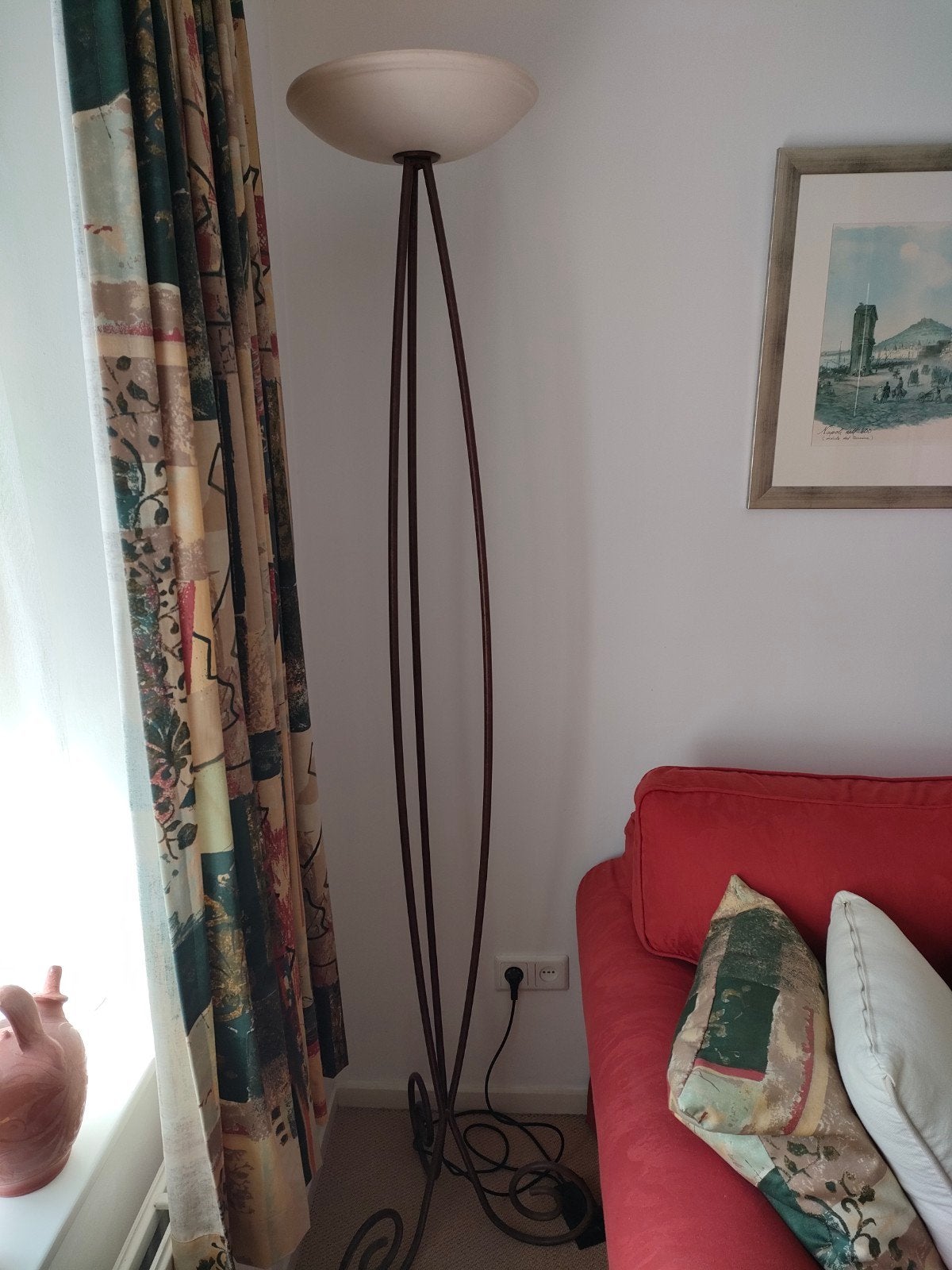 Mooie uplighter, Ophalen, Zo goed als nieuw, Minder dan 50 cm