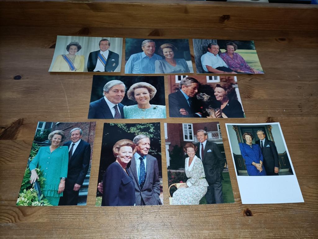 9 ansichtkaarten Beatrix en Claus, Verzamelen, Koninklijk Huis en Royalty, Ophalen of Verzenden, Zo goed als nieuw