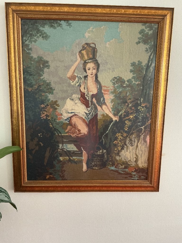 Schilderij hand gemaakt, Ophalen