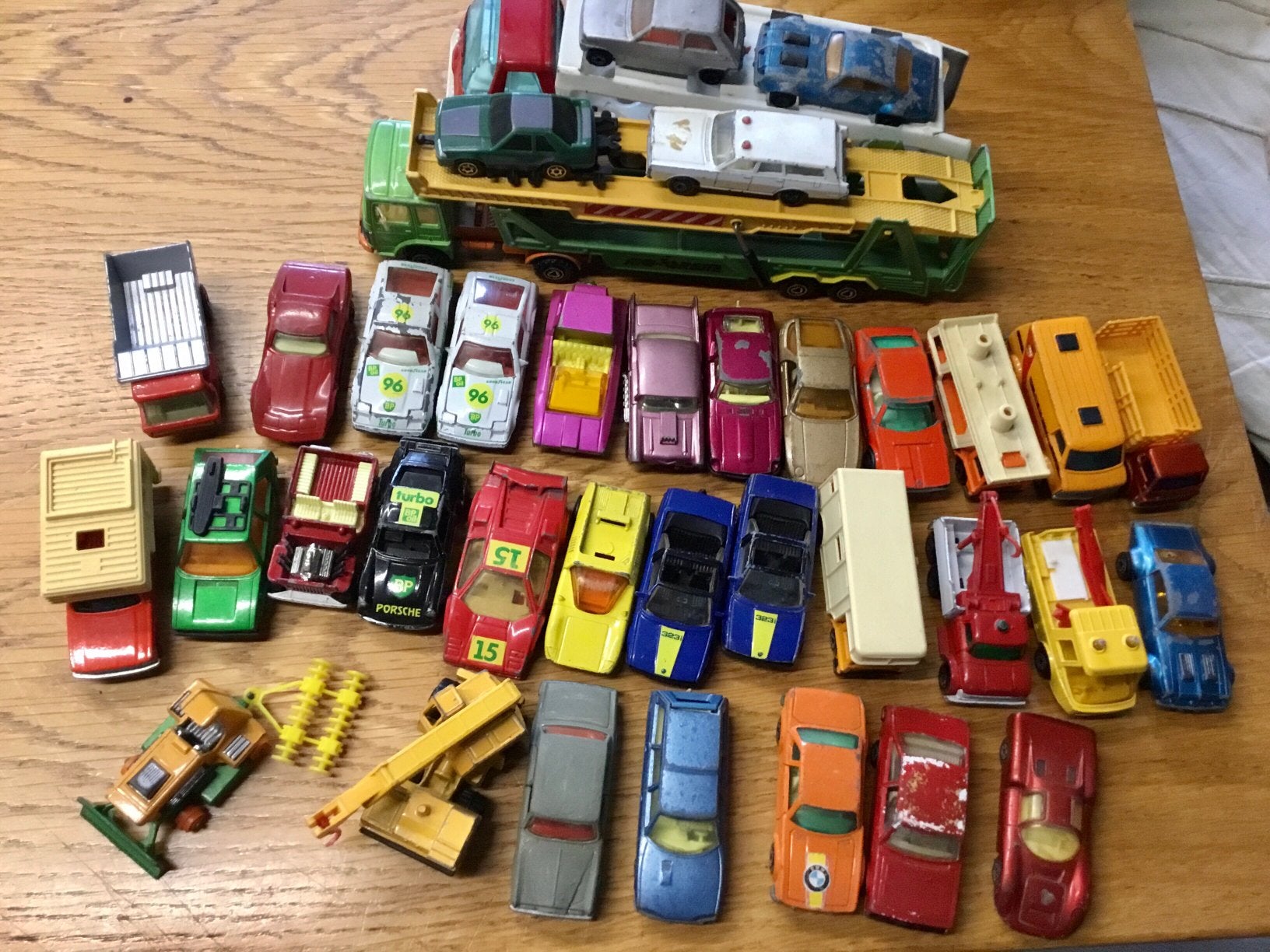 Mooie partij vintage autootjes matchbox ongeveer 30 stuks, Ophalen of Verzenden, Gebruikt, Auto