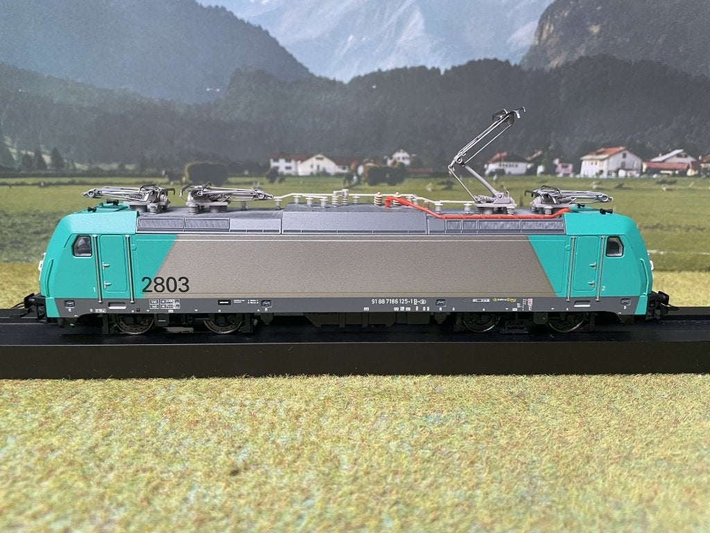 Märklin 36608 E-loc HLE 28 Bombardier/ Reeks 28 (NMBS/SNCB), Wisselstroom, Locomotief, Ophalen of Verzenden, Zo goed als nieuw