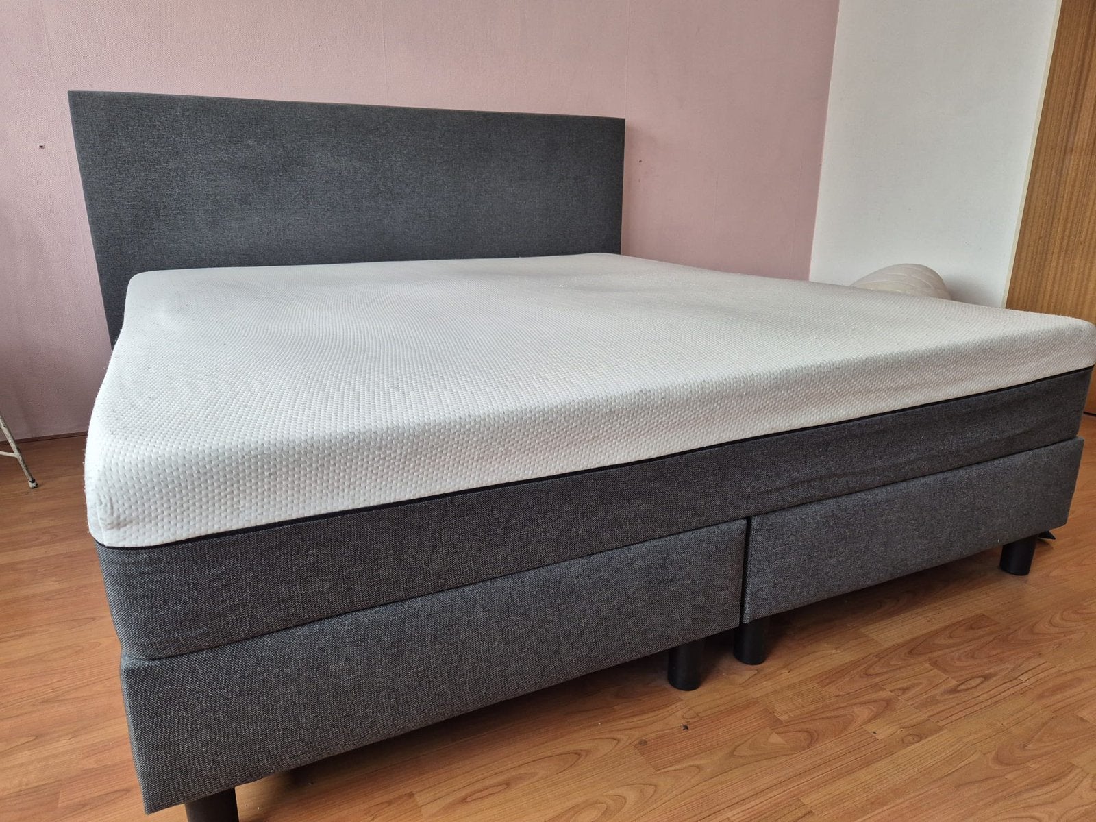 Boxspring 180 x 200 cm, Ophalen, Gebruikt, Tweepersoons, 180 cm