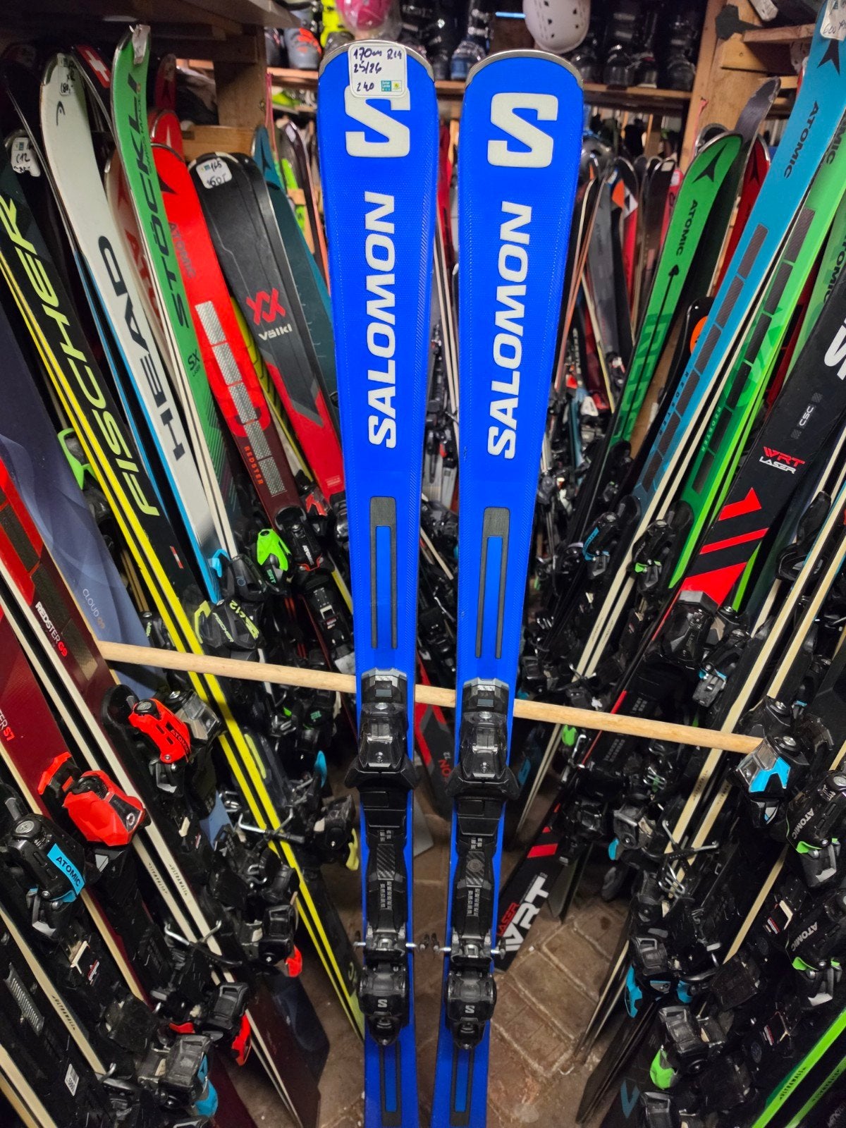 170cm SALOMON s race 08 gevorderd all roud top ski, 160 tot 180 cm, Zo goed als nieuw, Carve, Skiën