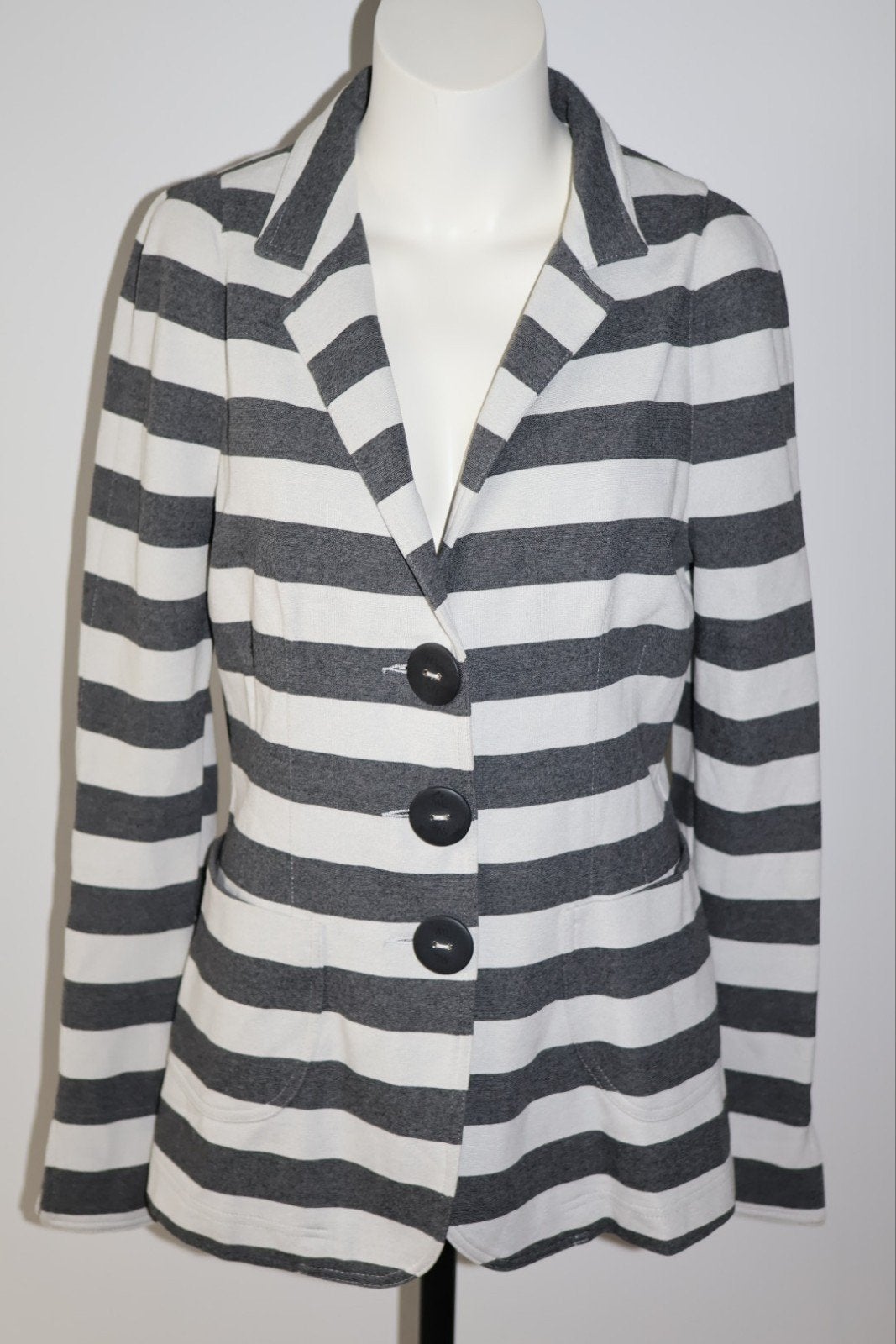 ML Collections gestreepte blazer maat 40 L, ML Collections, NL, Ophalen of Verzenden, Zo goed als nieuw
