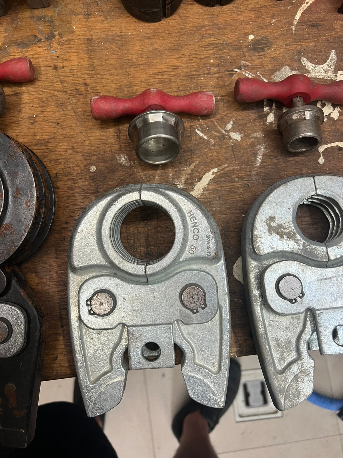 Persbekken hebco TH 40,50,63 mm, Ophalen of Verzenden, Zo goed als nieuw