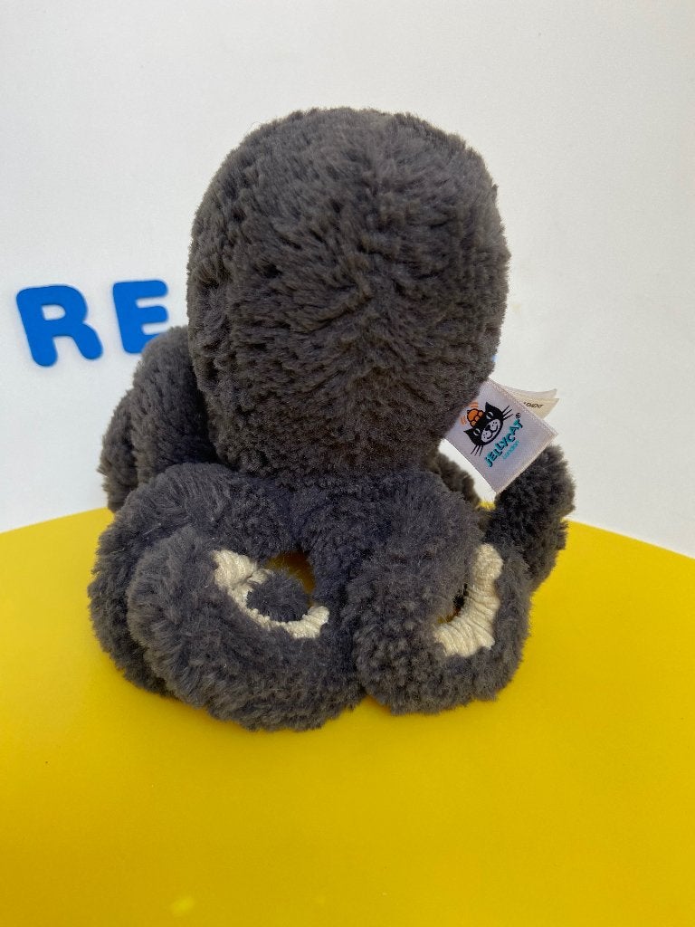 K1763 jellycat jelly cat octopus zwart, Ophalen of Verzenden, Overige typen