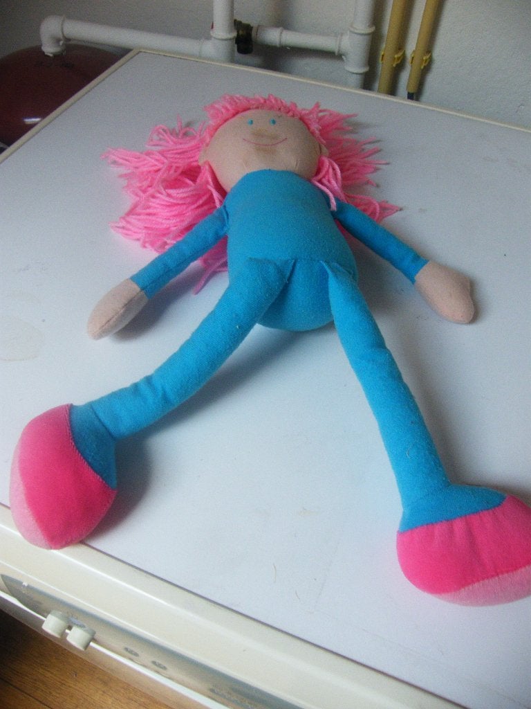 slappe pop, Verzamelen, Poppen, Ophalen of Verzenden, Zo goed als nieuw, Pop