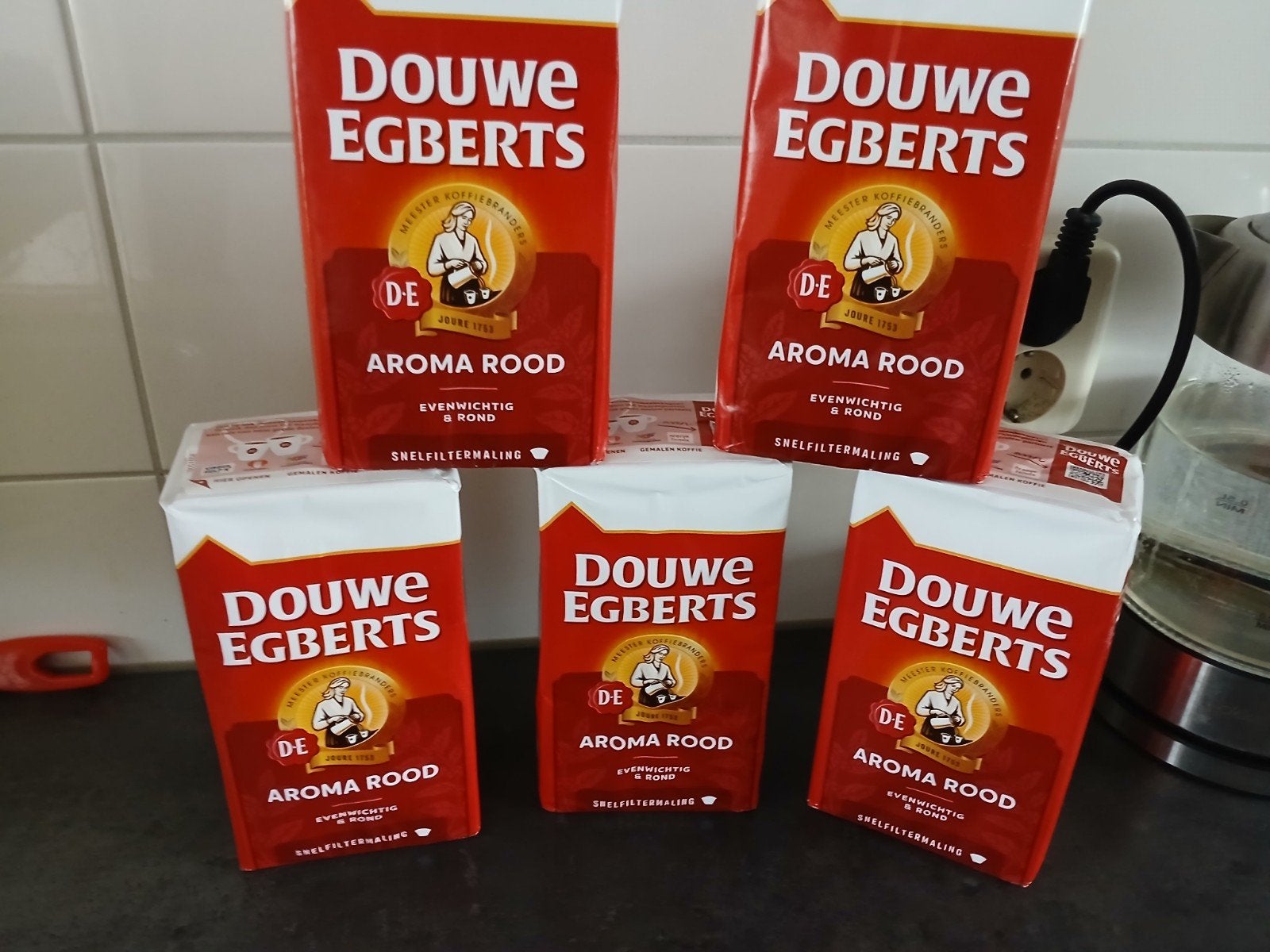 douwe egberts filtermaling aroma rood, Ophalen of Verzenden