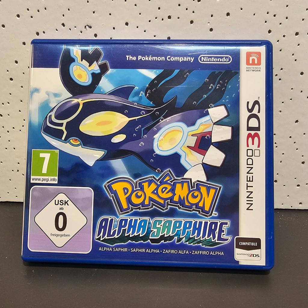 Nintendo 3DS Game | Pokemon Alpha Sapphire, Nintendo, Zo goed als nieuw, Support@nintendo.com, 11-1 Hokotate-cho, Kamitoba, Minami-ku
Kyoto 601-8501
Japan