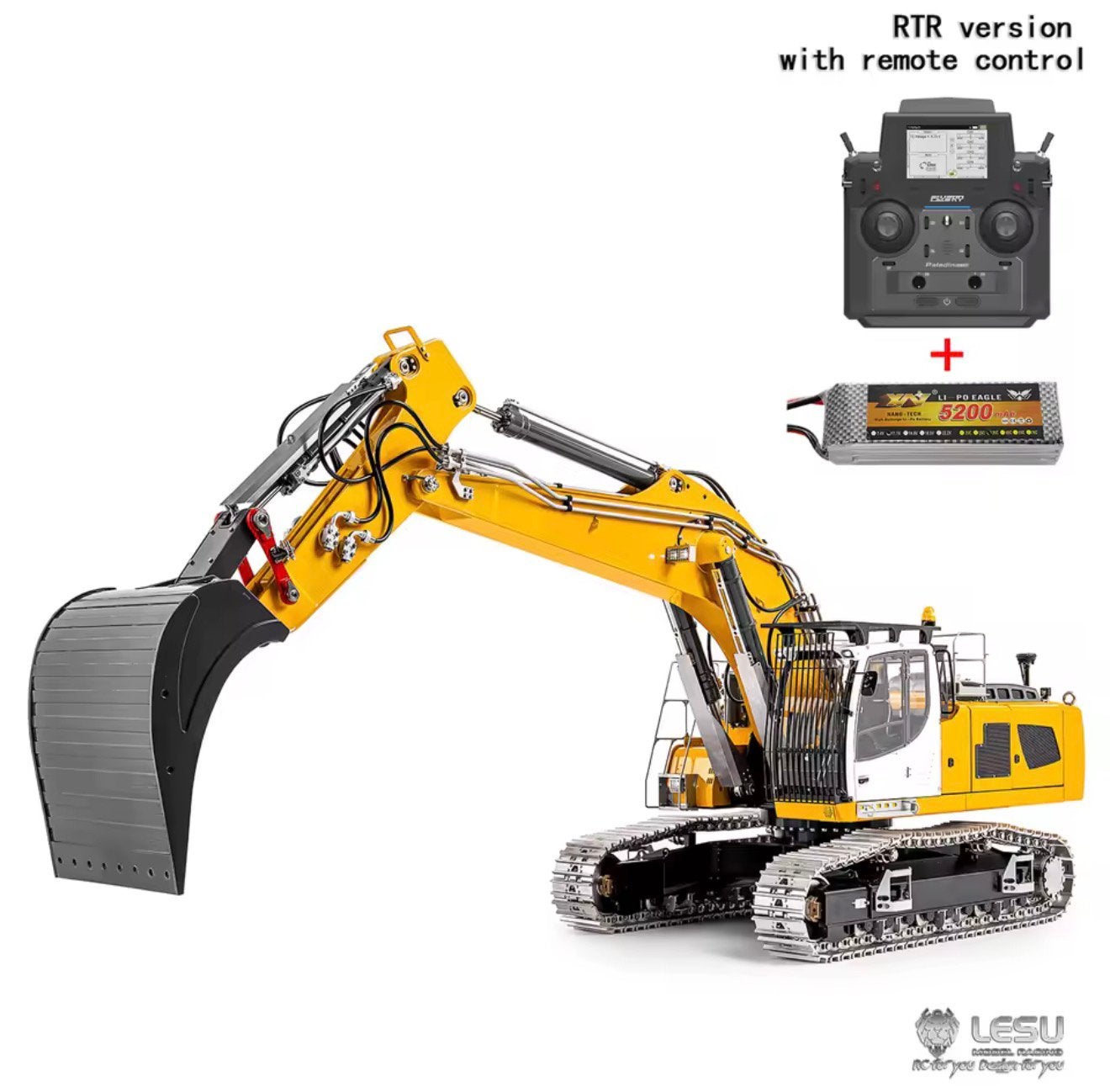 Liebherr R956 RTR  Lesu RC 1/14, Ophalen of Verzenden, Nieuw, Schaal 1:14, Auto offroad